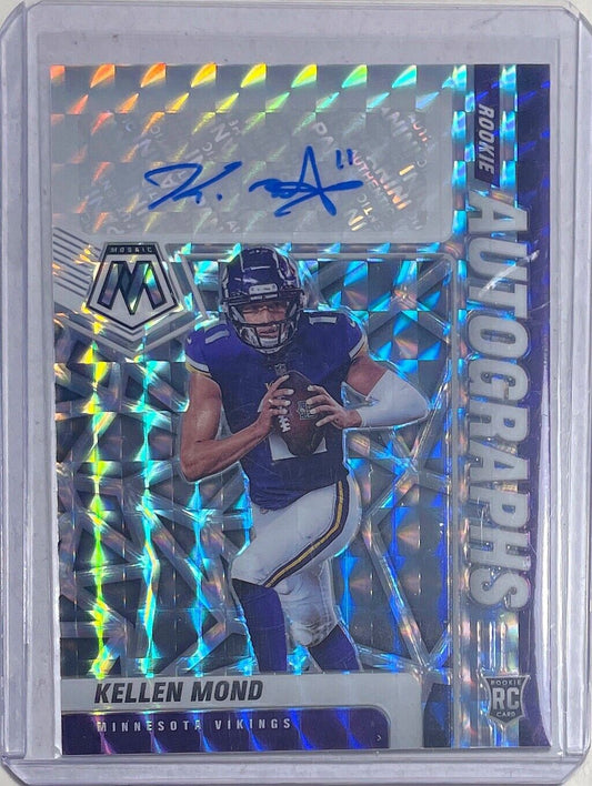 KELLEN MOND 2021 PANINI MOSAIC ROOKIE AUTO PRIZM ROOKIE RC #RA-21