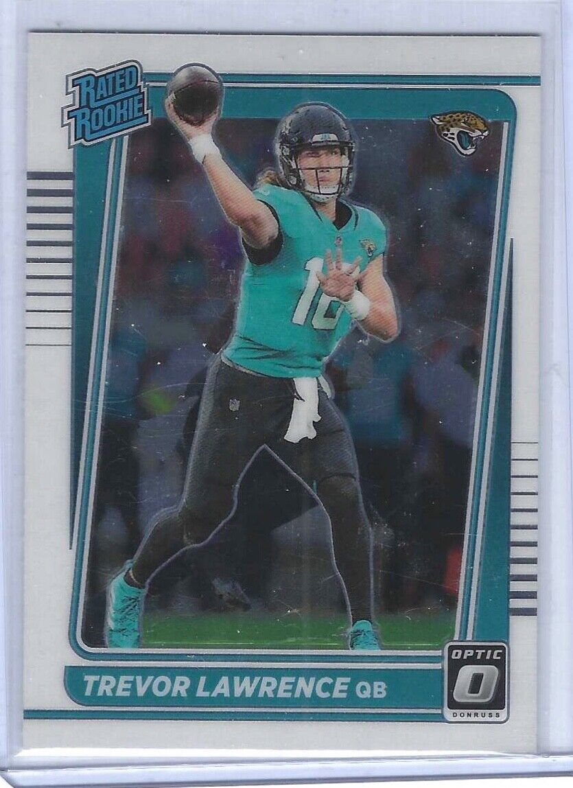 TREVOR LAWRENCE 2021 PANINI DONRUSS OPTIC RATED ROOKIE RC #201
