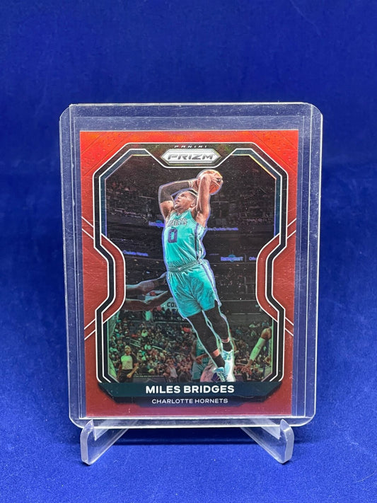 MILES BRIDGES 2020-21 PANINI PRIZM RED PRIZMS #D 277/299