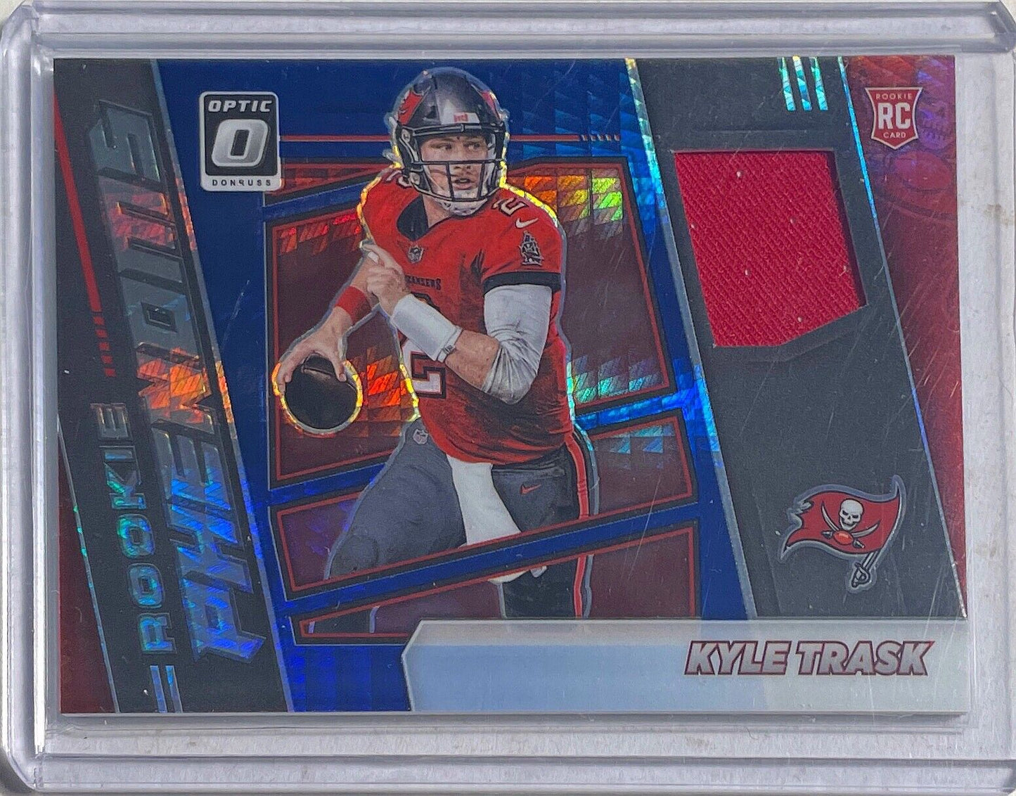 KYLE TRASK 2021 DONRUSS OPTIC ROOKIE PHENOMS BLUE JERSEY PRIZM RC #RPH-9
