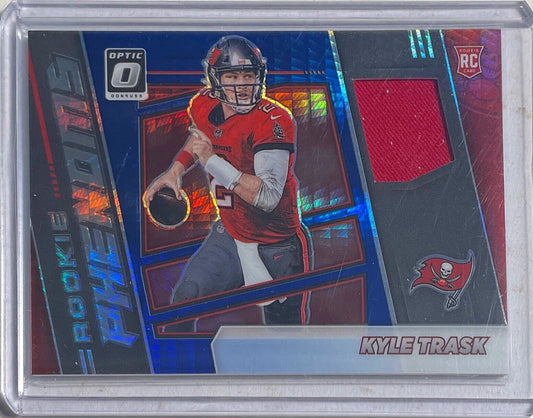 KYLE TRASK 2021 DONRUSS OPTIC ROOKIE PHENOMS BLUE JERSEY PRIZM RC #RPH-9