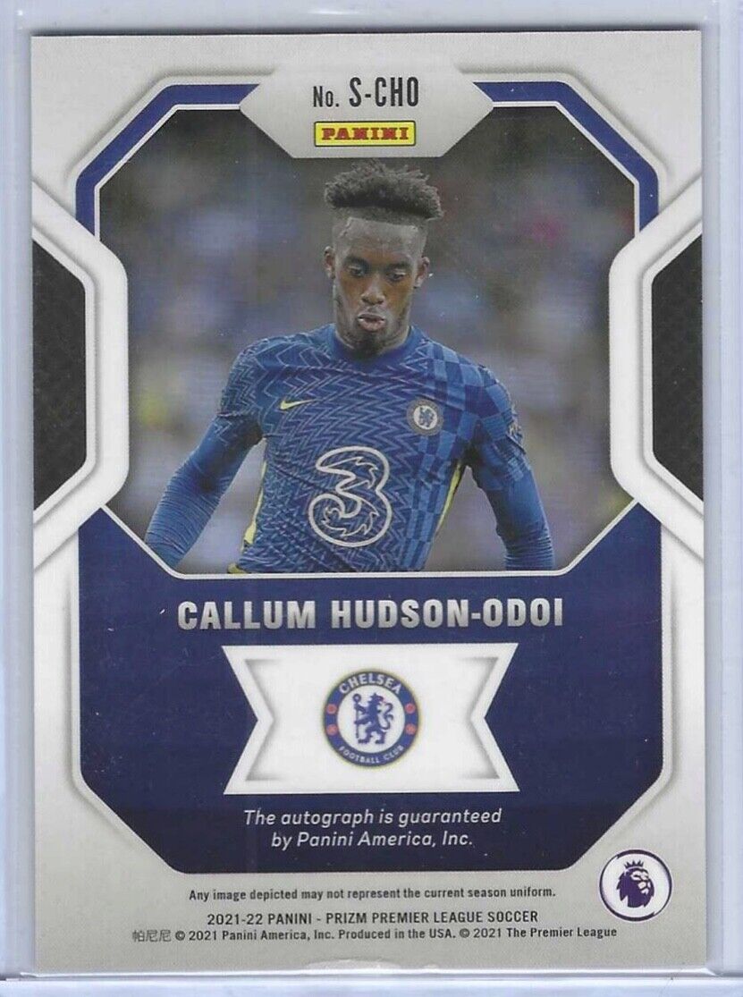 CALLUM HUDSON-ODOI 2021-22 PANINI PRIZM EPL SIGNATURES AUTO #S-CHO