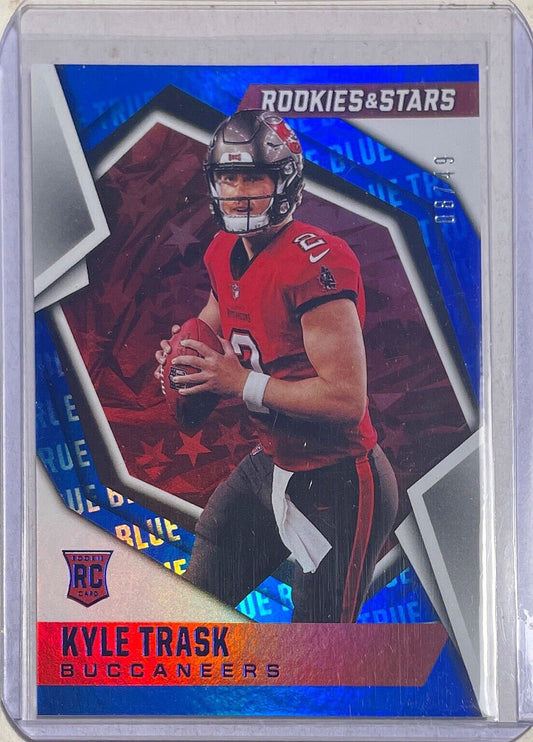 KYLE TRASK 2021 PANINI ROOKIES & STARS TRUE BLUE ROOKIE RC #D 08/49