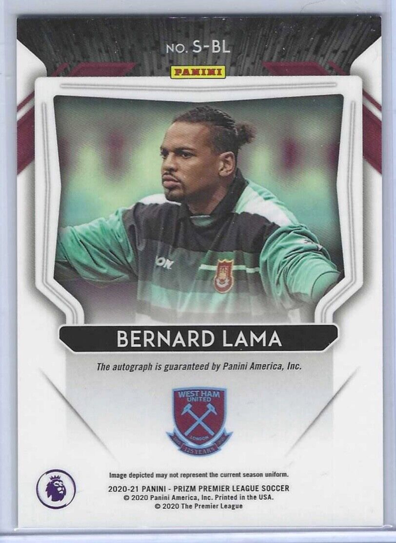 BERNARD LAMA 2020-21 PANINI PRIZM EPL SIGNATURES AUTO #S-BL