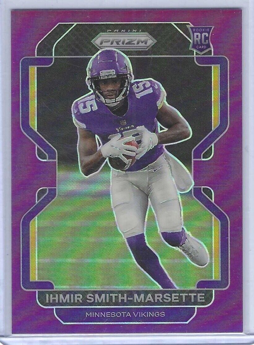 IHMIR SMITH-MARSETTE 2021 PANINI PRIZM PURPLE PRIZM ROOKIE RC #D 067/125