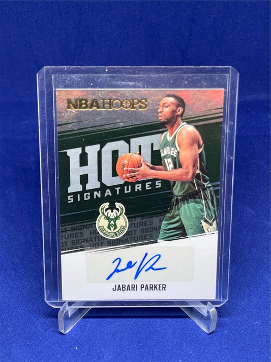 JABARI PARKER 2017-18 PANINI NBA HOOPS HOT SIGNATURES AUTO