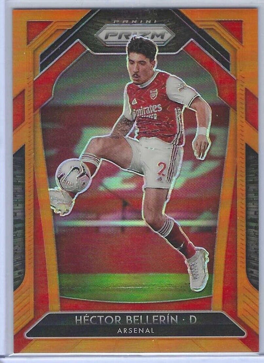 HECTOR BELLERIN 2020-21 PANINI PRIZM EPL ORANGE PRIZM #D 04/25