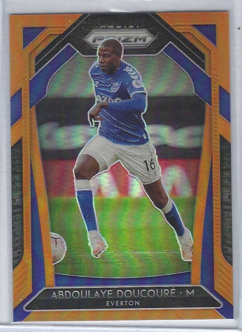 ABDOULAYE DOUCOURE 2020-21 PANINI PRIZM EPL ORANGE PRIZM #D /25