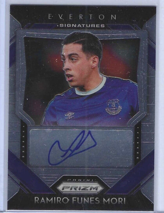 RAMIRO FUNES MORI 2020-21 PANINI PRIZM EPL SIGNATURES AUTO #S-RFM