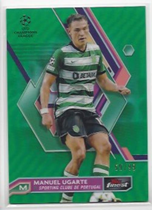 2022-23 TOPPS FINEST UCL FINEST GREEN REFRACTOR #D /99 YOU PICK CHOOSE EMERY RC+