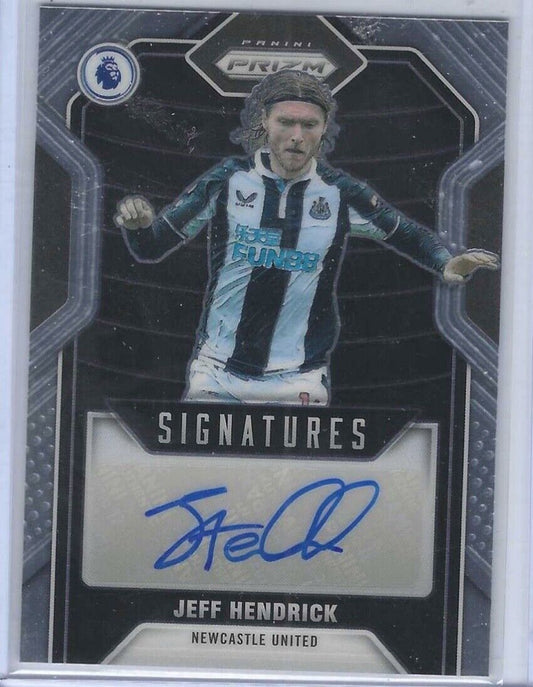 JEFF HENDRICK 2021-22 PANINI PRIZM EPL SIGNATURES AUTO #S-JHK
