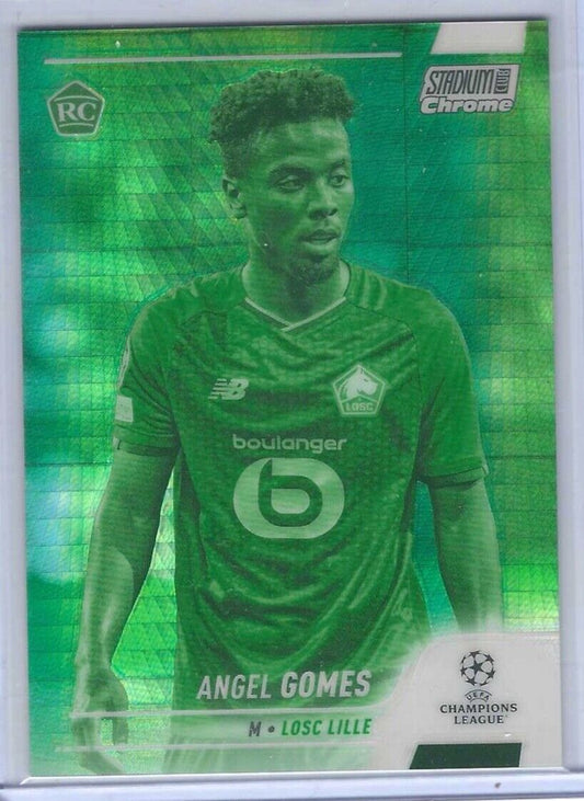 ANGEL GOMES 2021-22 STADIUM CLUB CHROME NIGHT VISION REFRACTOR RC #D 081/175
