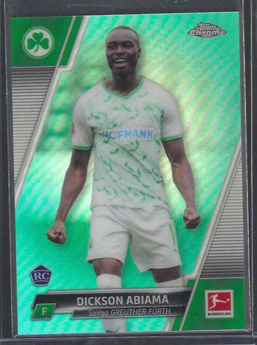 DICKERSON ABIAMA 2021-22 TOPPS CHROME AQUA REFRACTOR ROOKIE RC #D 102/275