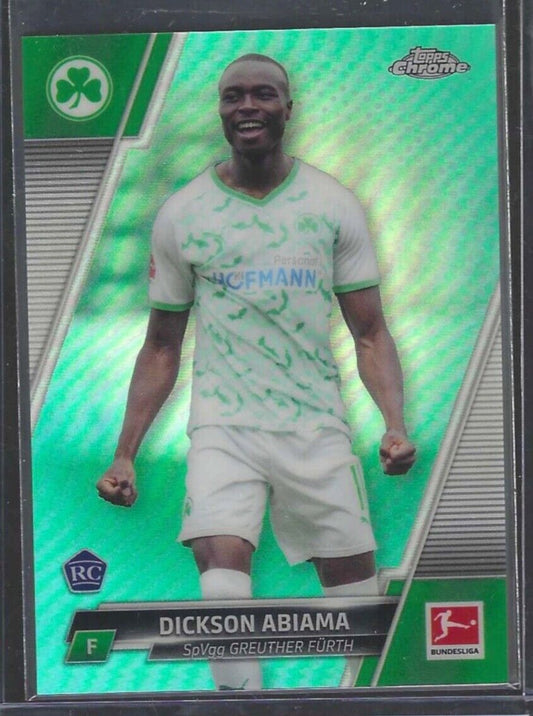 DICKERSON ABIAMA 2021-22 TOPPS CHROME AQUA REFRACTOR ROOKIE RC #D 102/275