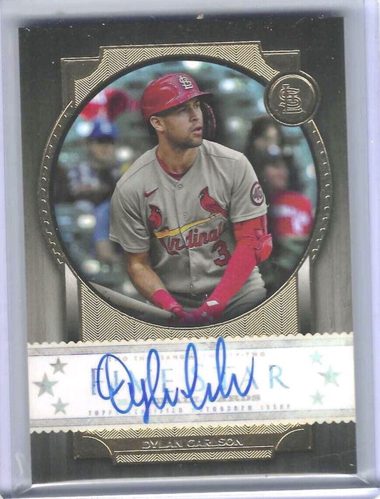 DYLAN CARLSON 2022 TOPPS FIVE STAR CAREER ON CARD AUTO #FSA-DC