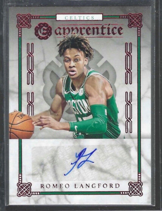 ROMEO LANGFORD 2019-20 PANINI CHRONICLES APPRENTICE RED FOIL AUTO RC #AP-RLO