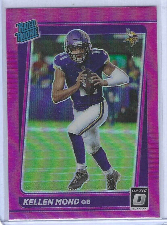 KELLEN MOND 2021 PANINI DONRUSS OPTIC PREVIEW PINK HOLO RATED ROOKIE RC #P-256