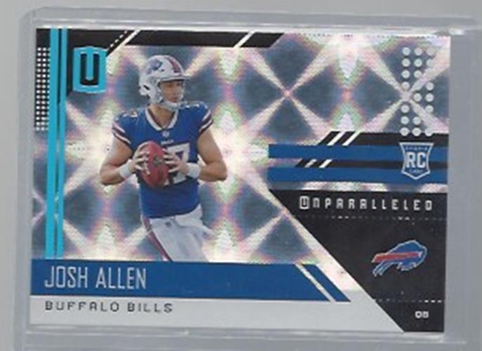 JOSH ALLEN 2018 PANINI UNPARALLELED GALACTIC SSP SUPER RARE ROOKIE RC #207