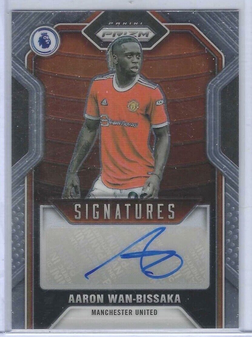 AARON WAN-BISSAKA 2021-22 PANINI PRIZM EPL SIGNATURES AUTO #S-AWB
