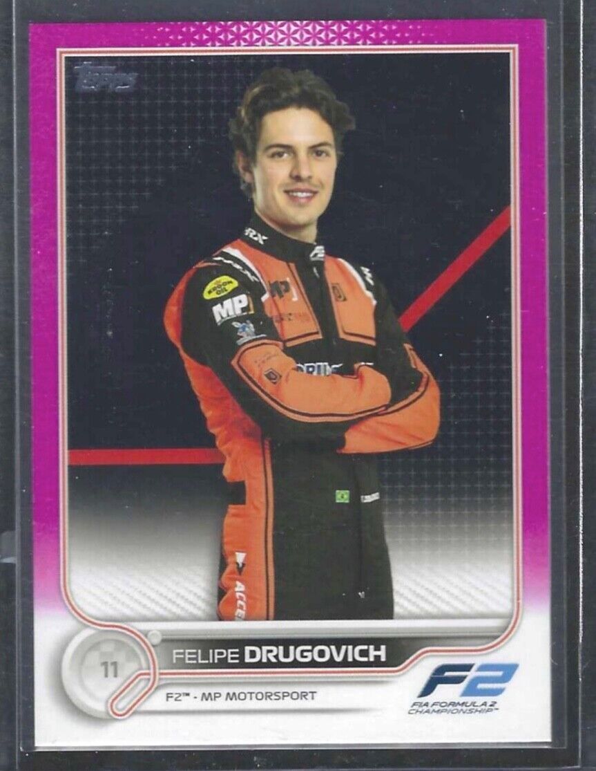 FELIPE DRUGOVICH 2022 TOPPS F1 PINK #D 012/150