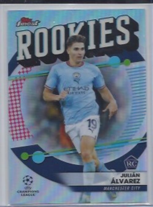2022-23 TOPPS FINEST UCL ROOKIES INSERT REFRACTOR RC YOU PICK CHOOSE ALVAREZ +