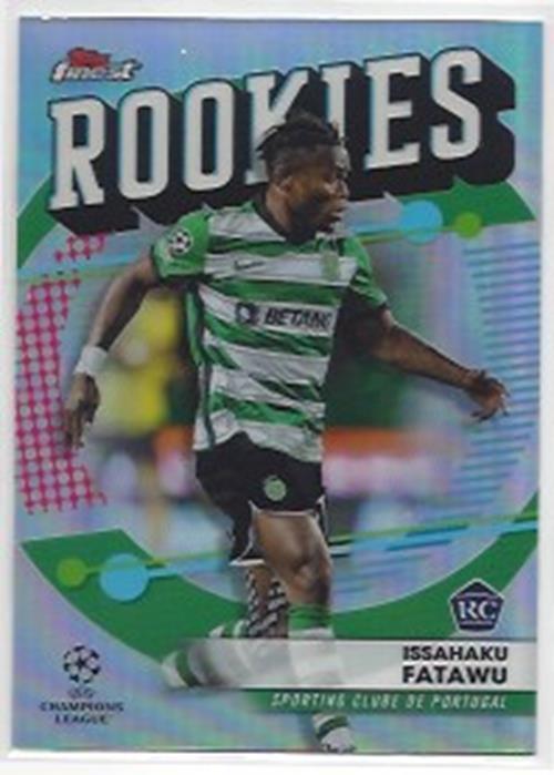 2022-23 TOPPS FINEST UCL ROOKIES INSERT REFRACTOR RC YOU PICK CHOOSE ALVAREZ +
