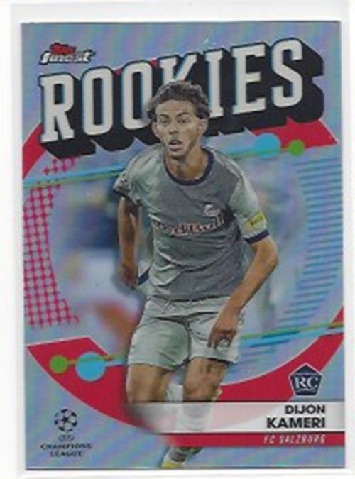 2022-23 TOPPS FINEST UCL ROOKIES INSERT REFRACTOR RC YOU PICK CHOOSE ALVAREZ +