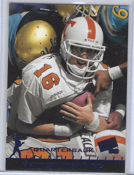 PEYTON MANNING 1998 PRESS PASS BLUE TORQUERS ROOKIE RC #1