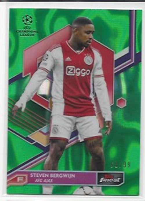 2022-23 TOPPS FINEST UCL FINEST GREEN LAVA REFRACTOR #D /99 YOU PICK CHOOSE VINI
