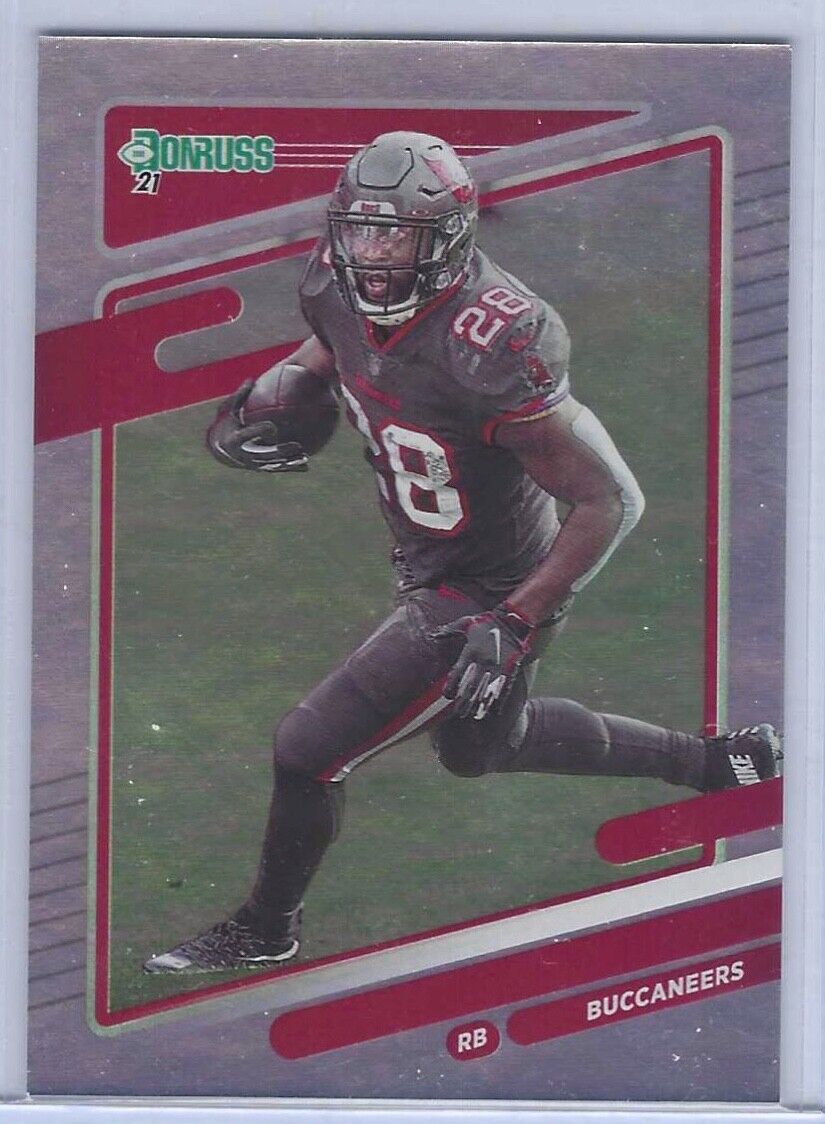 LEONARD FOURNETTE 2021 DONRUSS NO NAME VARIATION SSP SILVER FOIL #102