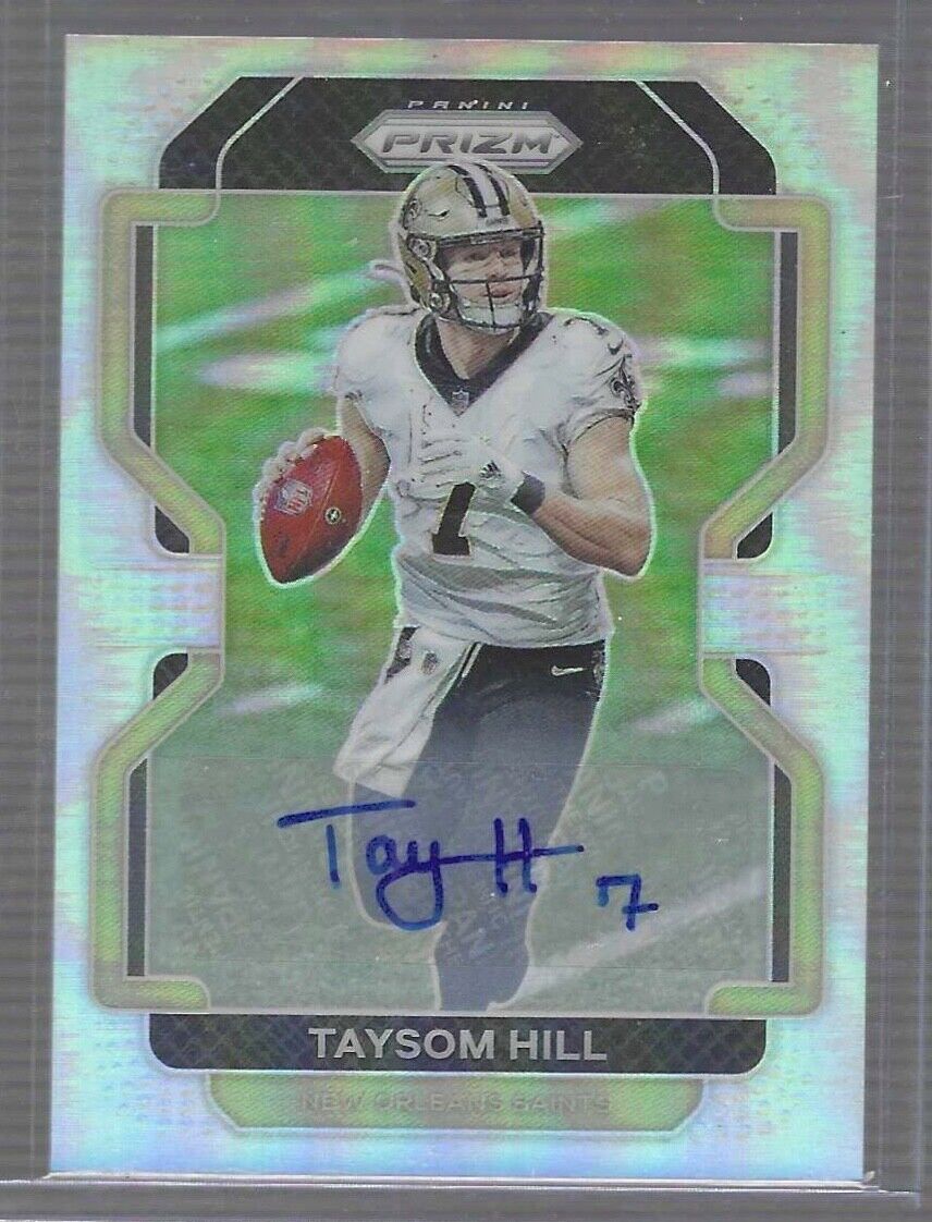 TAYSOM HILL 2021 PANINI PRIZM SILVER PRIZM AUTO #303