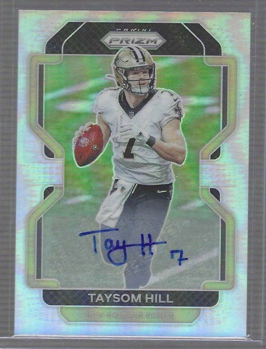 TAYSOM HILL 2021 PANINI PRIZM SILVER PRIZM AUTO #303