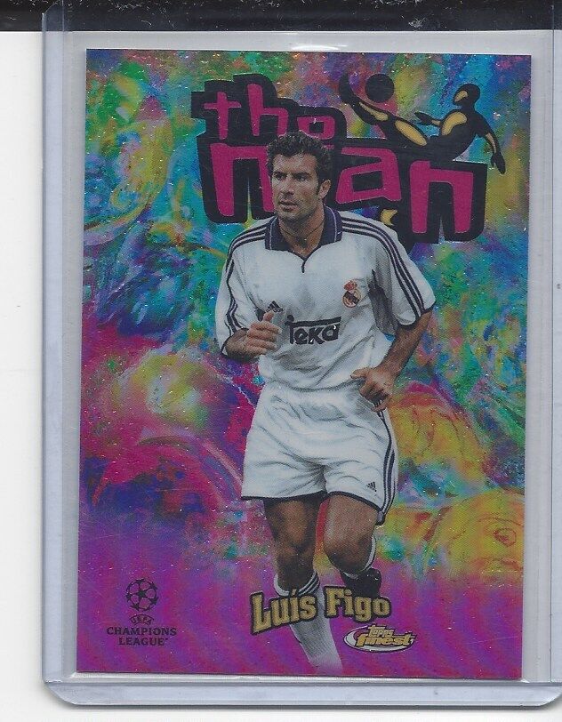 LUIS FIGO 2022-23 TOPPS FINEST THE MAN SSP RARE REFRACTOR #5
