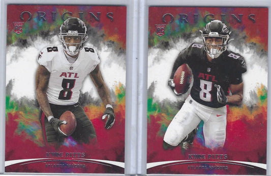 KYLE PITTS 2021 ORIGINS BASE + SP VARIATION RC #110