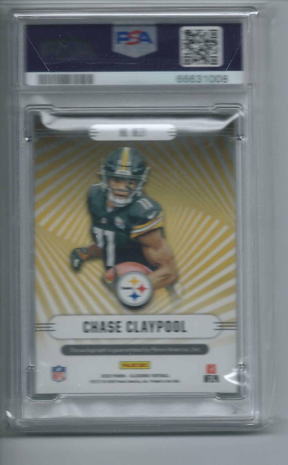 CHASE CLAYPOOL 2020 ILLUSIONS ROOKIE ENDORSEMENTS RED AUTO RC /50 PSA 10 POP 1/1