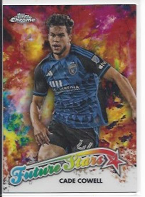 CADE COWELL 2023 TOPPS CHROME MLS FUTURE STARS REFRACTOR SSP #9 SP 1:120 PACKS!