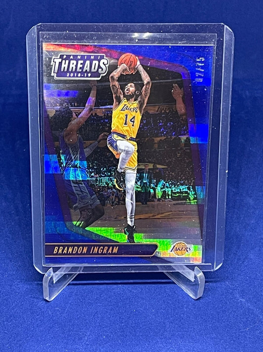 BRANDON INGRAM 2018-19 PANINI THREADS PREMIUM BLUE #D /75