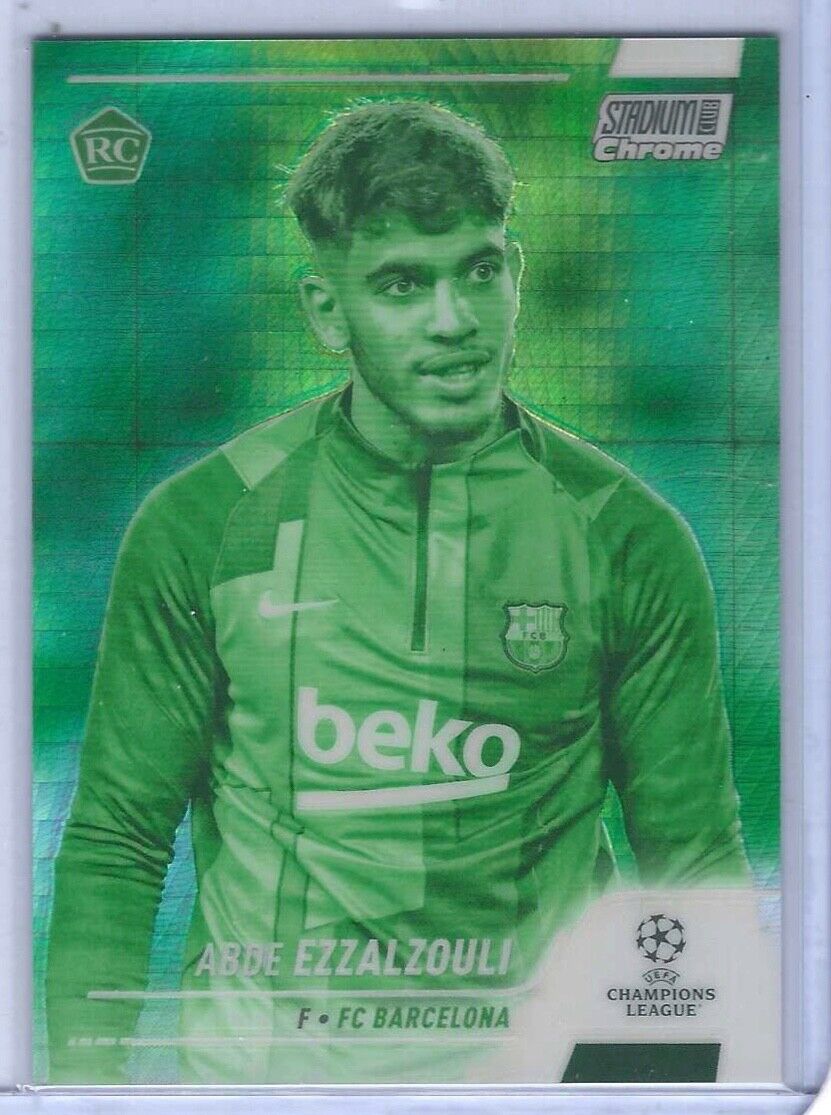 ABDE EZZALZOULI 2021-22 STADIUM CLUB CHROME NIGHT VISION REFRACTOR RC #D 026/175