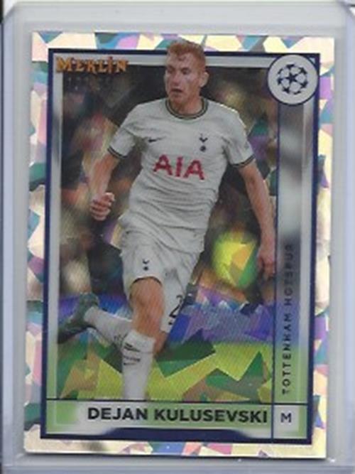 DEJAN KULUSEVSKI 2022-23 TOPPS MERLIN CHROME ATOMIC ICE REFRACTOR #D 123/250
