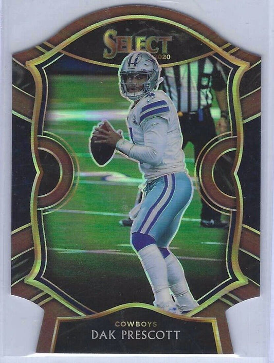 DAK PRESCOTT 2020 SELECT CONCOURSE LEVEL BRONZE PRIZM DIE CUT #D /355