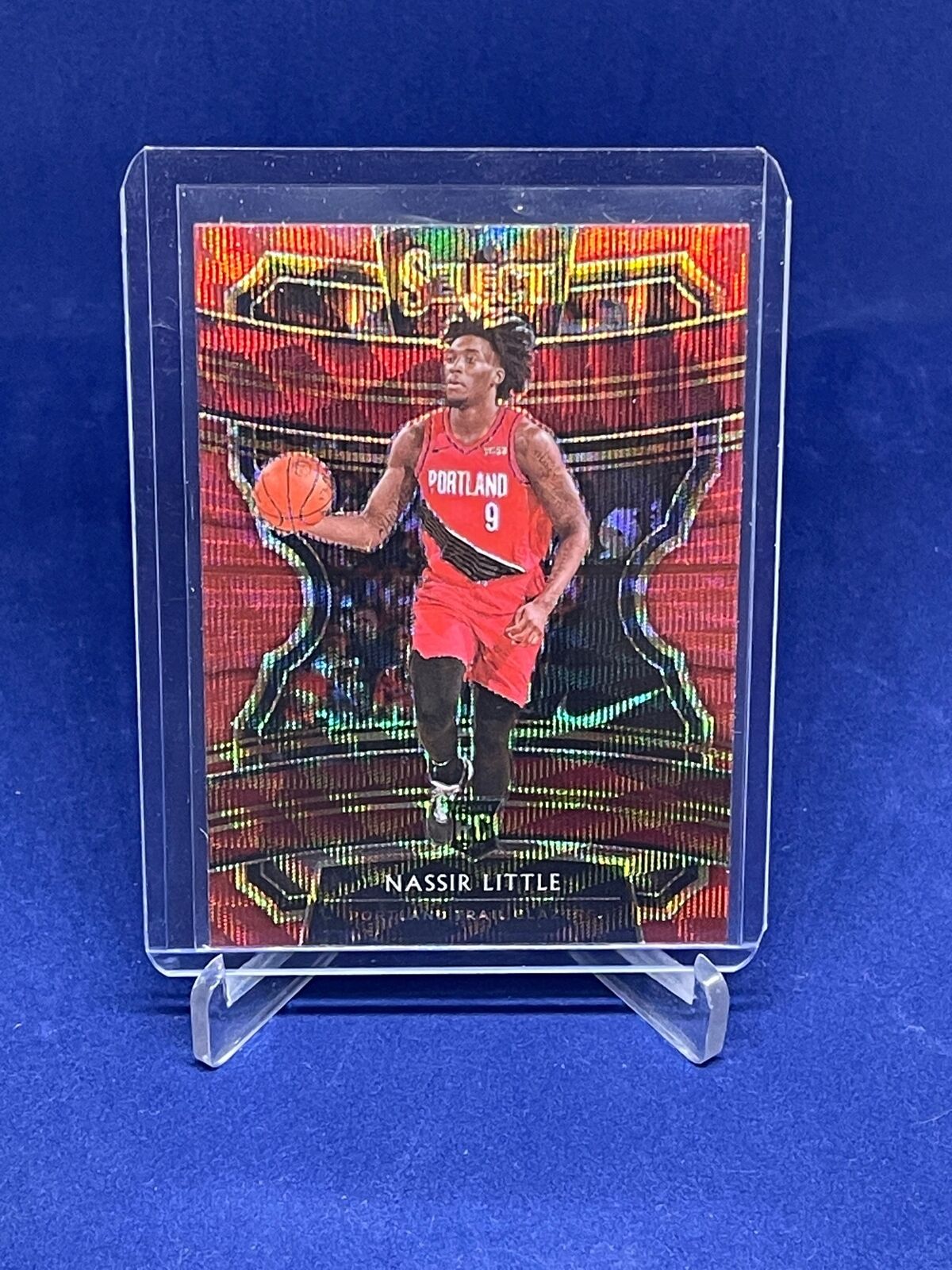 NASSIR LITTLE 2019-20 PANINI SELECT CONCOURSE RED WAVE PRIZM ROOKIE RC #29