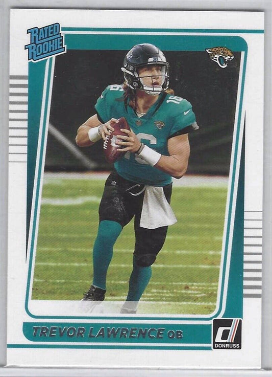 TREVOR LAWRENCE 2021 DONRUSS RATED ROOKIE RC #251