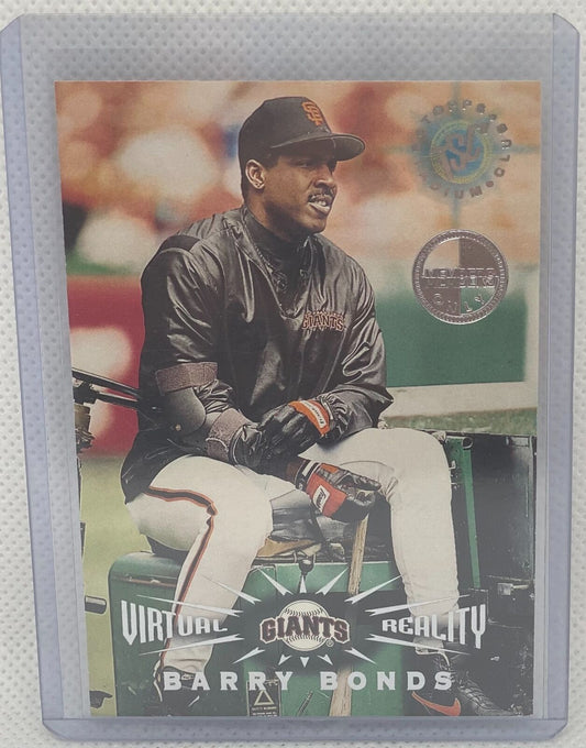 BARRY BONDS 1995 TOPPS STADIUM CLUB MEMBERS ONLY SILVER VIRTUAL REALITY #136