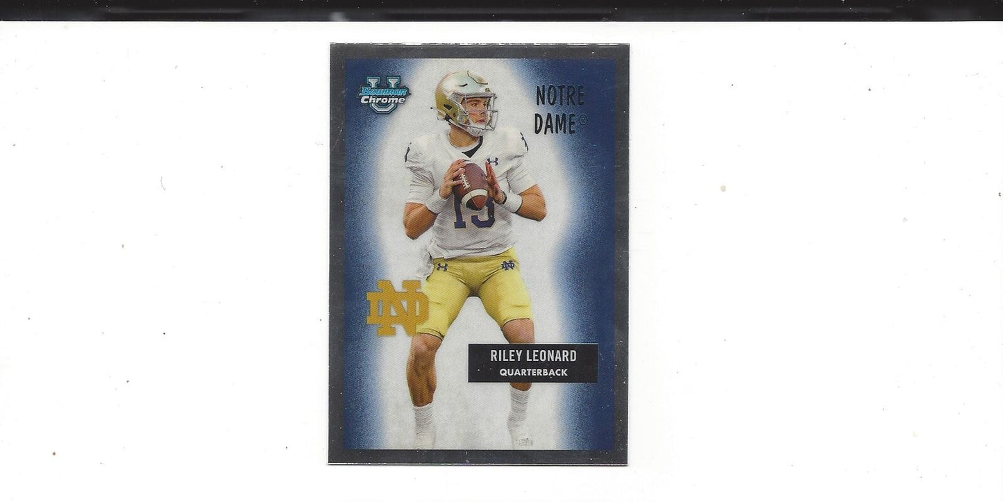 2024 BOWMAN CHROME U FOOTBALL INSERTS QUANTITY SAVE PATH RAMBLIN ICON ACROPOLIS