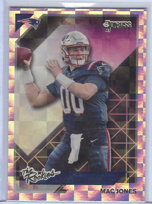 MAC JONES 2021 DONRUSS THE ROOKIES RC #TR-MJO