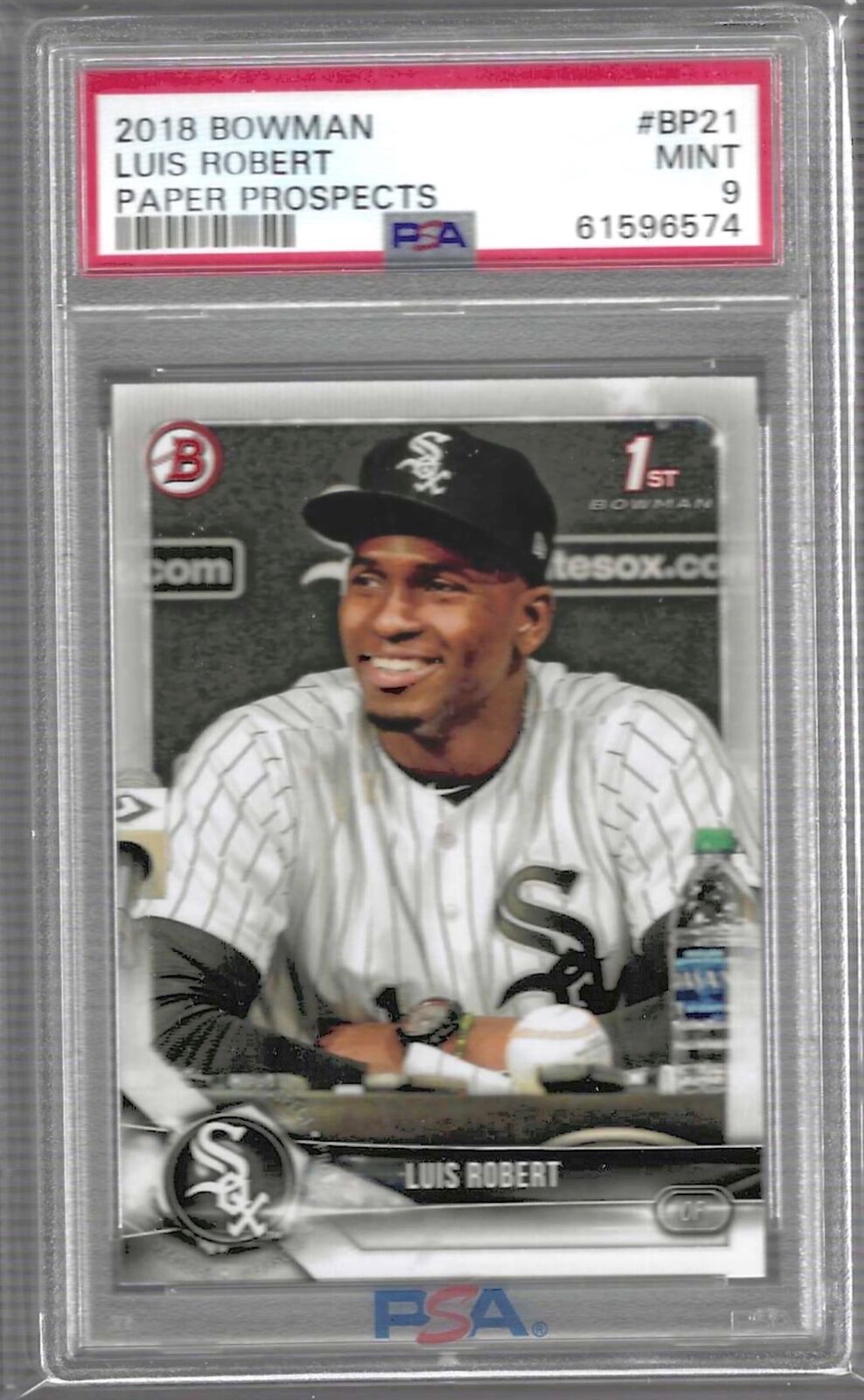 LUIS ROBERT 2018 BOWMAN PAPER 1ST PROSPECT #BP-21 PSA 9 MINT