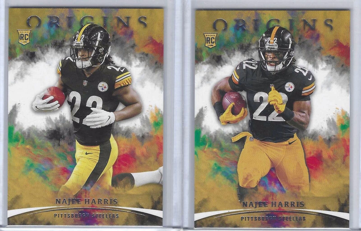 NAJEE HARRIS 2021 PANINI ORIGINS BASE + SP VARIATION RC #109
