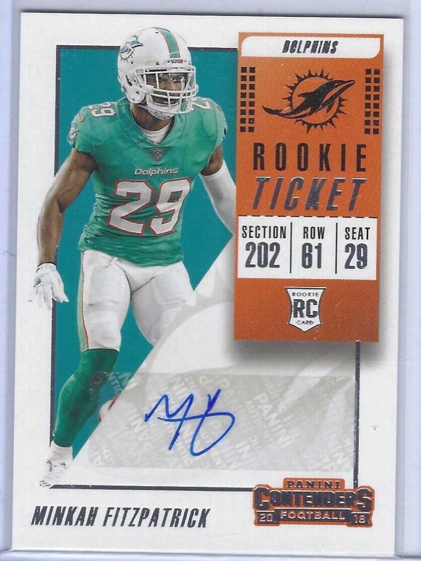 MINKAH FITZPATRICK 2018 CONTENDERS ROOKIE TICKET AUTO RC #147
