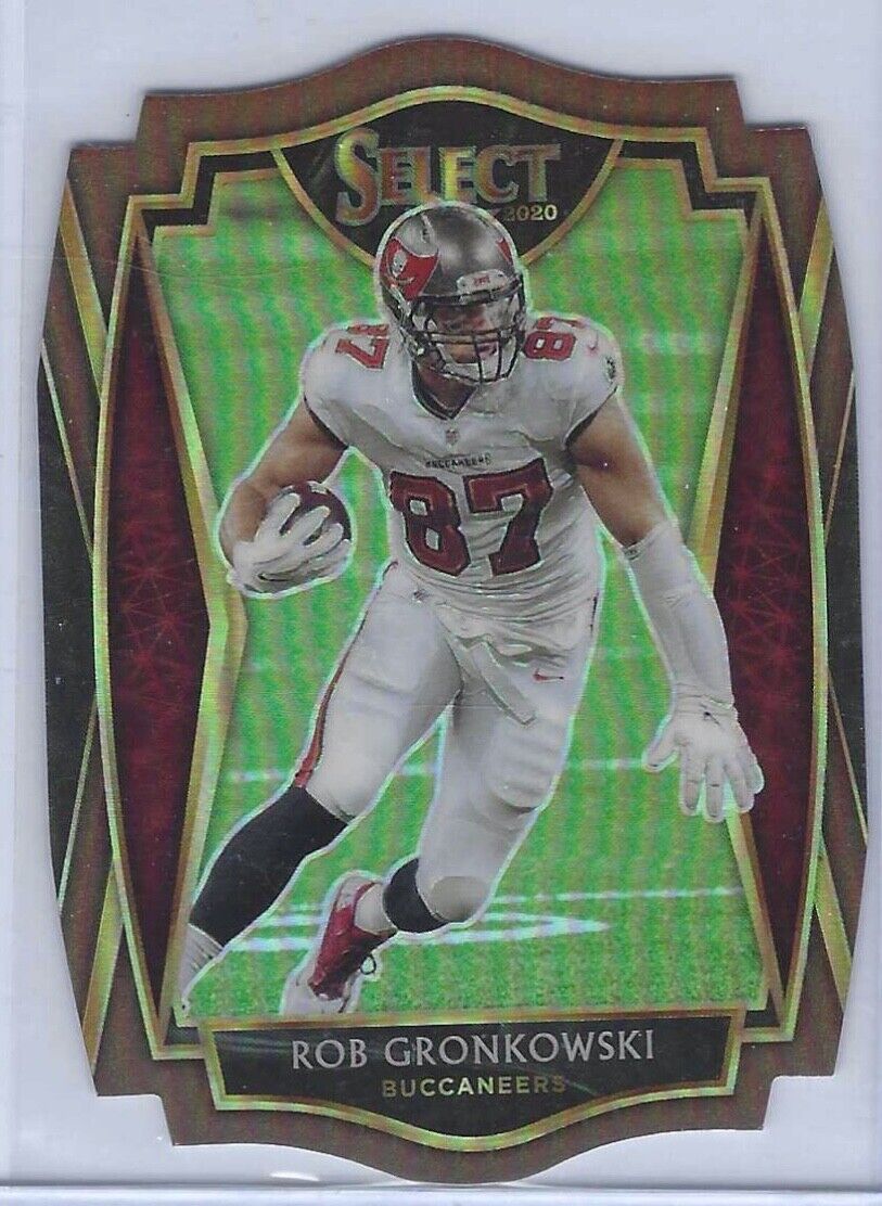 ROB GRONKOWSKI 2020 SELECT PREMIER LEVEL BRONZE PRIZM DIE CUT #D /355