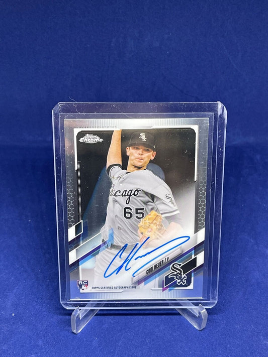 CODI HEUER 2021 TOPPS CHROME ON CARD AUTO ROOKIE RC